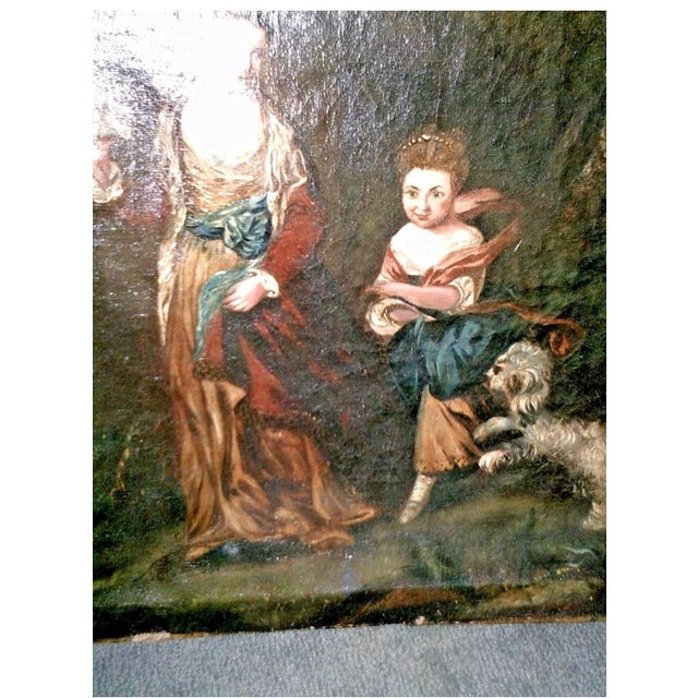 Antique Painting Van Rensselaer Children From Estate of Abigail Adams For Sale In Atlanta - Image 6 of 12