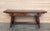 Mid 19th Century Spanish Baroque Side Table with Wood Stretcher and Rectangular Top in Walnut For Sale - Image 16 of 18