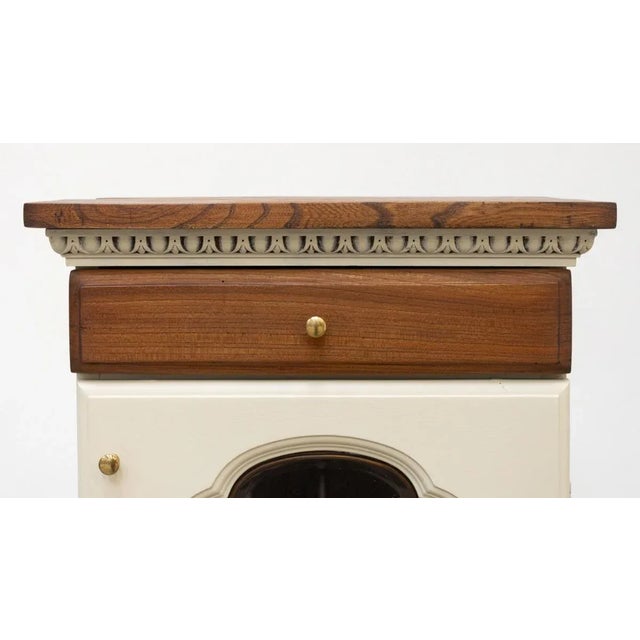 Vintage Oak Display Cabinet, 1950s For Sale - Image 4 of 13