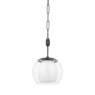 Hudson Valley Lighting Clementon 11 in. 1 Light Pendant in Distressed Bronze Finish For Sale