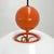 Orange Saliscendi Pendant Light attributed to Elio Martinelli for Martinelli Luce, 1970s For Sale - Image 6 of 7