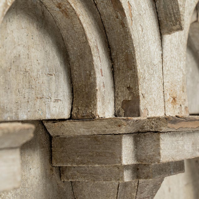 Neoclassical Early 19th Century France Neoclassical Antique White Wood Decorative Object For Sale - Image 3 of 15