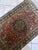 Textile Vintage 1970s Handmade Indian Silk Rug 2.1' X 3.2' (64cm X 98cm) For Sale - Image 7 of 7