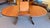 European Mid Century Modern Extending Oval Teak Dining Table W/ Butterfly Leaf & Whale Fin Pedestal Base by G-Plan Furniture, Uk c.1960 For Sale - Image 12 of 14