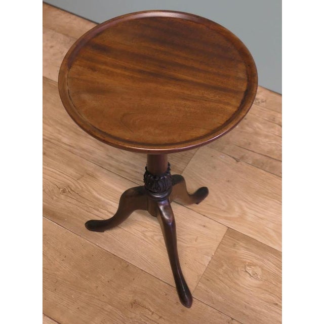 Small Victorian Wine Table with Three Footed Base For Sale - Image 4 of 7