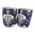 Modern Custom Ikat Lampshades - a Pair For Sale