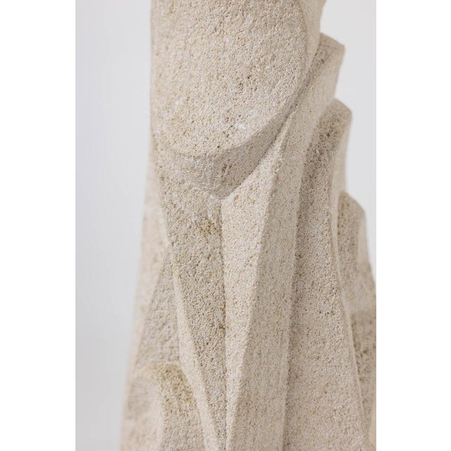 Carved Stone Table Lamp, 1970s For Sale - Image 10 of 14