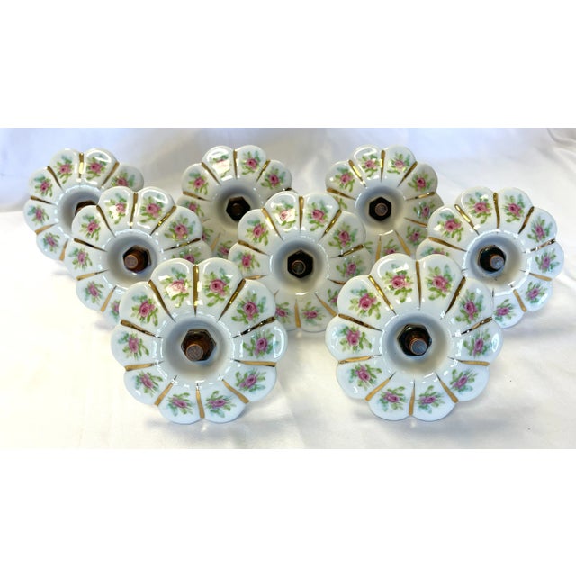 Vintage Victorian Style Porcelain Curtain Tiebacks- a Pair For Sale - Image 11 of 12