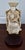 Vintage Emperor Resin Statue Chinese Faux Ivory Carved Figurine Dragon Throne For Sale - Image 13 of 15