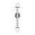 The Nodes wall sconce is minimal yet bold, highlighting Kelly's distinctive juxtaposition of mixed-materiality and...