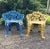 Antique Cast Iron Arm Chairs With Grape & Vine Motif-A Pair For Sale - Image 12 of 12