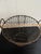 Metal Antique Industrial Wire Basket For Sale - Image 7 of 14