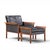 Vatne Møbler Knut Saeter for Vatne Møbler Mid Century Norwegian Rosewood and Leather Lounge Chairs - Pair With Ottoman For Sale - Image 4 of 12