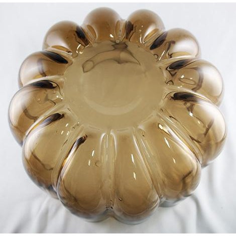 2000 - 2009 Fluted Glass Bowl For Sale - Image 5 of 6