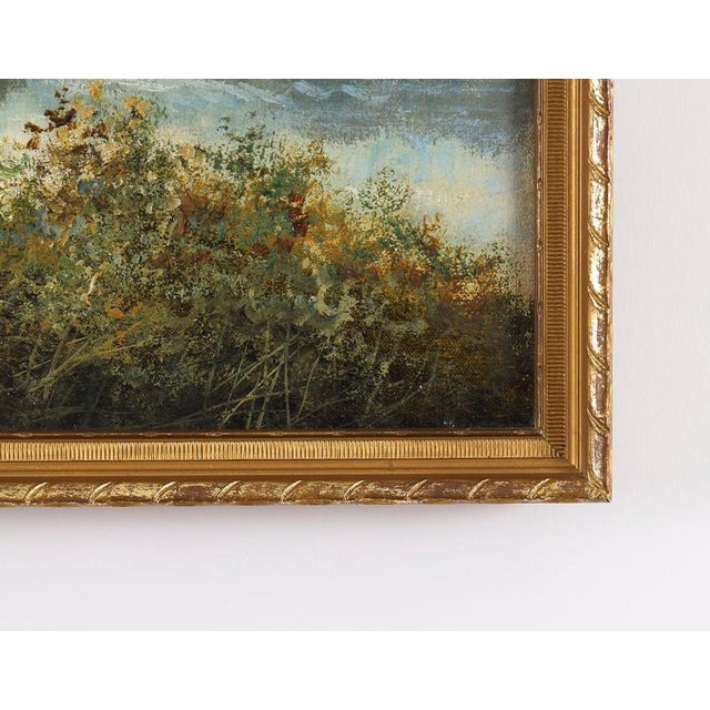 William Langley, Rural Landscape with Cows, 19th Century, Canvas For Sale - Image 6 of 14
