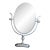 Authentic Charles Hollis Jones "Wishbone" Double-Sided Platinum Finish Mirror. For Sale
