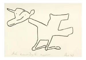 Jerzy Panek, Kneeling Goat III, 1969