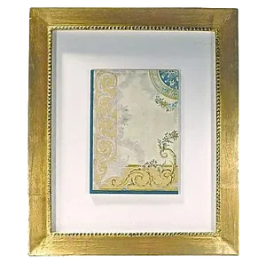 Antique Framed Shadowbox Aubusson Rendering