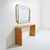 A refined console table with mirror designed by Mario Falcone for Fratelli Turri in the 1970s, a perfect expression of the...