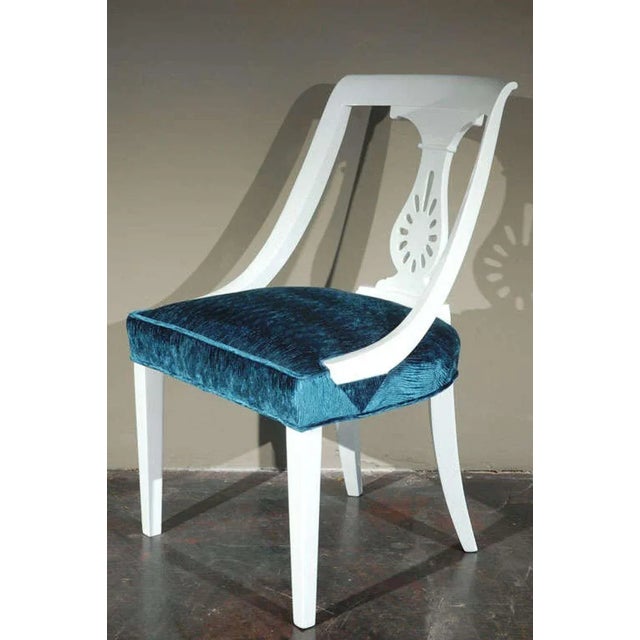 1960s 1960s Set of Six Hollywood Regency Dining Chairs For Sale - Image 5 of 7