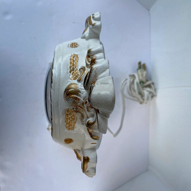 Ceramic 1950’s Lanshire Mantle Clock For Sale - Image 7 of 12