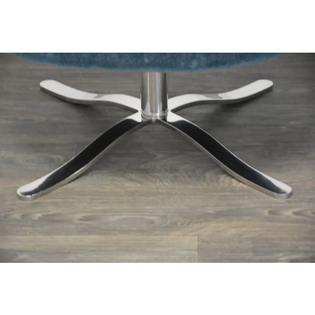 Nico Zographos Swivel Lounge Chairs - a Pair For Sale - Image 10 of 12