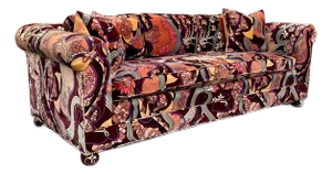 1960s Jack Lenor Larsen “Jezebel” Fabric Sofa