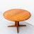 1980s Restored Danish Modern Teak Pedestal Base Dining Table With Two Extensions For Sale - Image 9 of 12