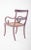 English Mahogany Armchair with Straw Seat, 1890s For Sale - Image 5 of 8