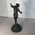 Metal Maitland Smith Bronze Figure Playing Horn For Sale - Image 7 of 7