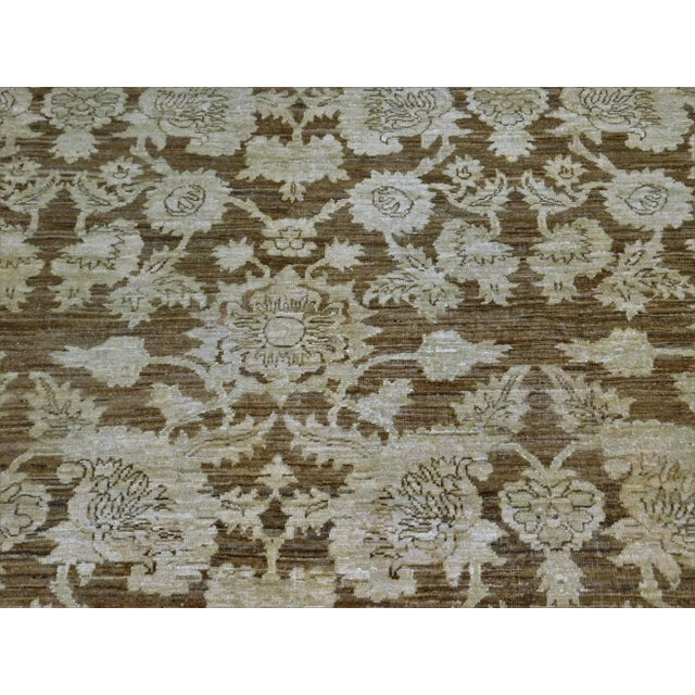 Textile Fine Handmade Natural Dye Luxury Rug. 6'x 8'10" For Sale - Image 7 of 12