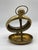 Metal Mid 20th Century Vintage Heavy Brass Table Top Pocket Watch Frame For Sale - Image 7 of 9