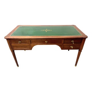 Louis XVI Style Mahogany Desk, 1900s For Sale