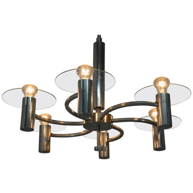 Propeller Chandelier, 1930s For Sale - Image 9 of 9