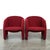Set of Vintage Red Fabric Armchairs Model Ben from Artifort For Sale - Image 14 of 14