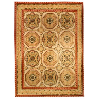 Contemporary Bessarabian Floral Design Handmade Wool Rug by Doris Leslie Blau For Sale