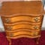 Mid-Century Modern Vintage Wood Three-Drawer Inlaid Chest of Drawers, 1970s For Sale - Image 3 of 12