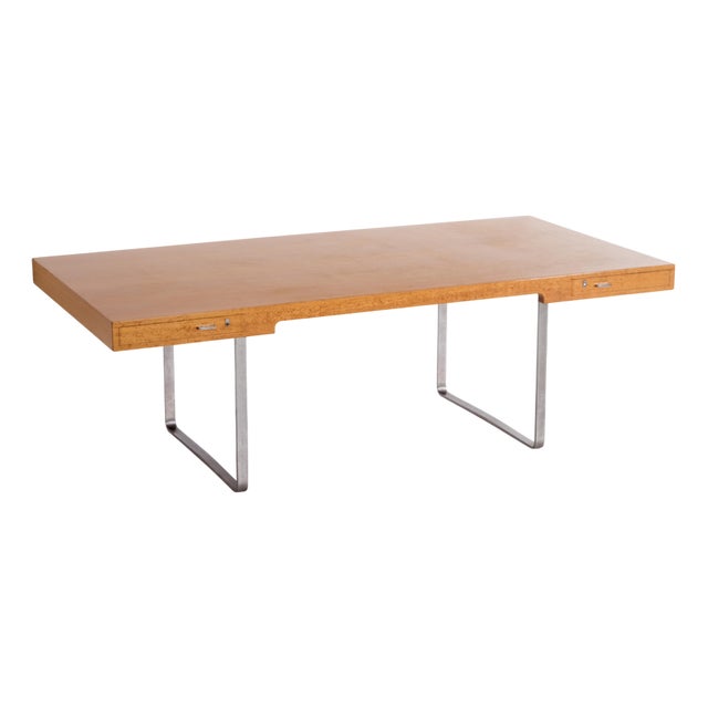 JH 810 Oak Desk attributed to Hans J. Wegner, Denmark, 1970s For Sale