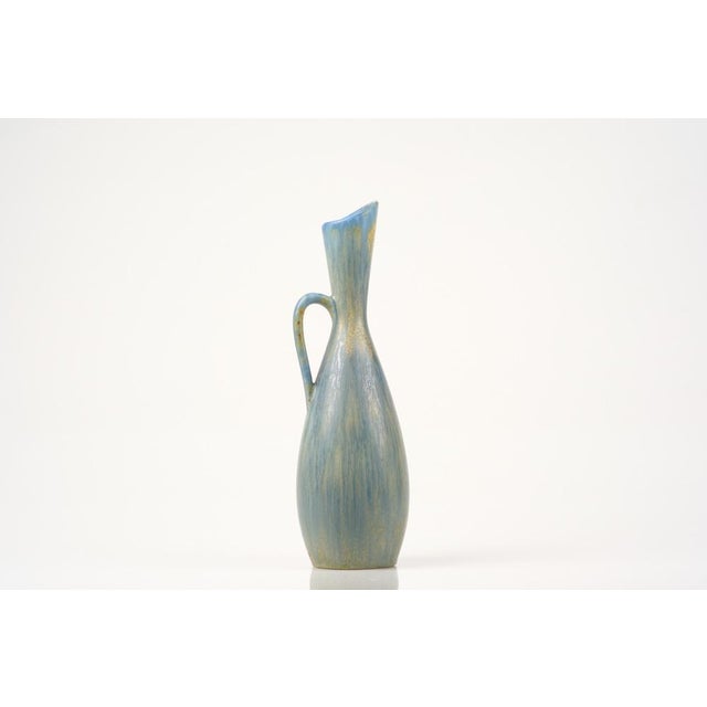Scandinavian Modern Ceramic Jug by Carl-Harry Stålhane for Rörstrand, 1950s For Sale - Image 3 of 8