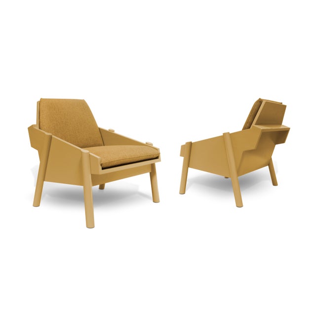 Wood Bunn Lounge Chair by Tom Frencken For Sale - Image 7 of 7