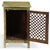 Green Side Cabinet with Lattice Front, 1940s For Sale - Image 4 of 8