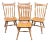 Vintage Ethan Allen Nutmeg Colonial Arrowback Dining Chairs - Set of 4 For Sale
