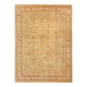 Handwoven Oushak Style Area Rug 9’0″ X 12’2″
