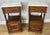 French Bedside Tables in Carved Oak with Marble Top, Set of 2 For Sale - Image 16 of 16