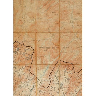 Mt. Marcy, New York 1894 Us Geological Survey Folding Map For Sale