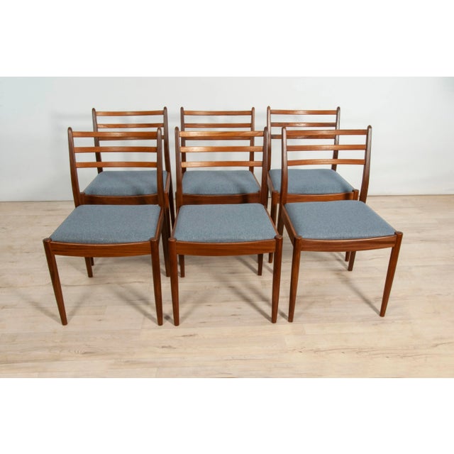 - Set of six dining chairs produced by G-Plan in the United Kingdom circa 1960 - Designed by Victor Wilkins - Frames made...