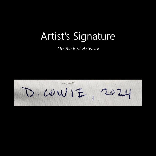 Quarry Landscape - Impasto Abstract Blue Grey Beige Painting Original Artwork by Dana Cowie For Sale - Image 9 of 9