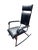 Stitched Leather Rocking Chair by Jacques Adnet, 1950s For Sale - Image 6 of 10