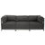 2020s Axis 3pc Sectional Sterling Charcoal Titanium Frame For Sale - Image 5 of 7