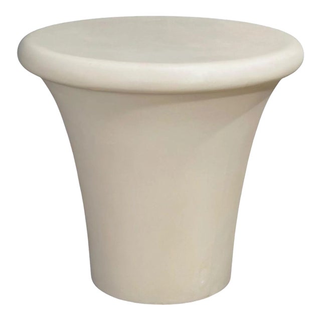 Faux Goatskin Mushroom Side/End Table, 1970 For Sale